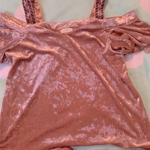 Velvet lucky brand off the shoulder top